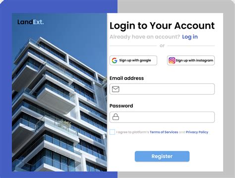 See Estate : Login .